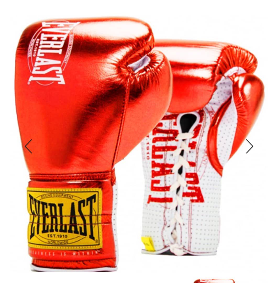 دستکش بوکس چرم بندی اورلست Everlast 2200